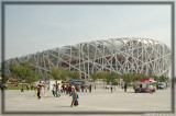 The 2008 Beijing Olympics Statium shapes like a birds nest
