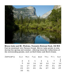 Mirror Lake and Mt. Watkins, Yosemite National Park, CA/镜湖