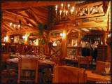 Like all restaurants, this one is built with heavy wood structure.