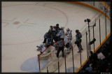 Scuffle after a missed goal