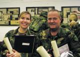 Platoon Leader Tamera T. & SQD Leader Bob Searl, Jr