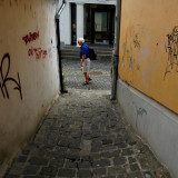 Down street