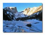 Dream Lake in Winter