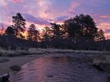 Sunrise over the Big Thompson River