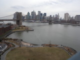 New York City view from Manhattan bridge