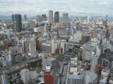 Osaka Tsutenkaku Tower view