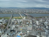 Osaka view from Umeda Sky Building