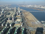 Seoul view from 63 building