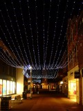 Christmas lights in High street