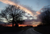 Sunset in North Runcton