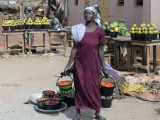 Roadside market scene, Ghana