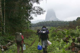 Walking in to the camp, Cao Grande, So Tom