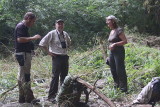 Christian, Andrew and Barbara on the way back, Cao Grande, So Tom