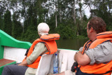 Onboard the Gavilo Lodge boat, Gabon