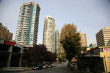 Evening on Bute St near Robson St, West End