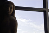 Barely lit  bare sculpture