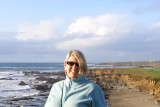 Me and view to the north of Pigeon Point