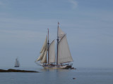Windjammers pass Eastern Egg Rock