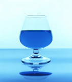 Cold and Blue Glass