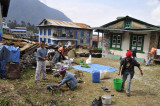 At work in Lukla