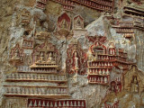 Cave wall carvings