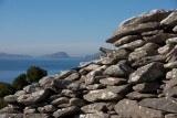 Stone wall and the Blaskets