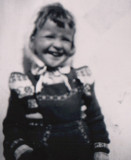 Valgerur  Magnsdttir, skuvinkona Veru. <br/> Myndin er tekin ca. 1956