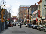 Montreal Chinatown viewed by South Gate