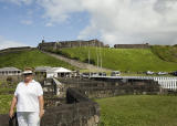 View from the artillery officers quarters