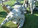 Me getting pretzelled up combatives style