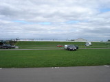 Panning across (empty) paddock