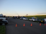 We block off the paddock to play frisbee