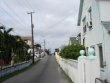 Narrow, wall lined streets