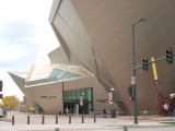 The new main entrance to DAM.  Daniel Libeskind, architect.