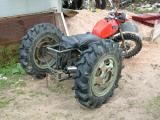 In the Varnja village they had modified motorbikes