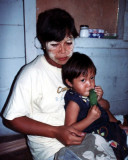 in the village of Harapan, Borneo