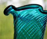 Blue Glass Vase