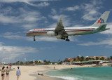 AA 757 over Sunset Beach, St. Marteen