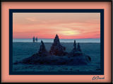 Sunset Sandcastle