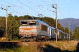The BB22308 approaching Carnoules.