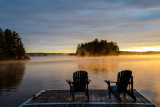 Chandos Lake Dock-Dawn