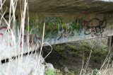 Platform Bridge - the underworld (remains of the graffiti)