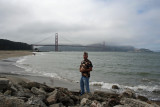 Me in front of the Golden Gate Bridge...