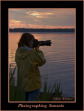 A Photographer Taking Advantage Of The Elements