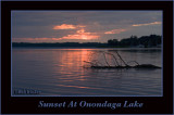 Another Fabulous Sunset At Onondaga Lake