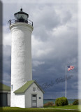 Tibbetts Point Lighthouse Seen As A Storm Approaches