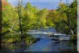 Another View Of An Unique Falls