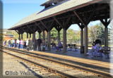 Passengers Waiting To Board The Excursion Train Going To Tobyhanna, PA.