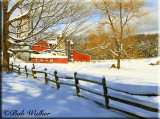 A Wintery Country Scene