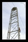 Peter Nye Climbing The Tower To The Eagles Nest